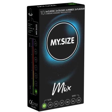 My.Size Classic «47mm MIX» 10 Kondome für besten Tragekomfort und Sicherheit