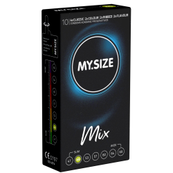 My.Size Classic «49mm MIX» 10 condoms for best comfort and safety