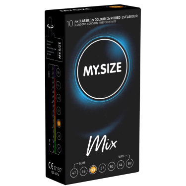My.Size Classic «53mm MIX» 10 condoms for best comfort and safety