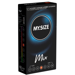 My.Size Classic «57mm MIX» 10 Kondome für besten Tragekomfort und Sicherheit