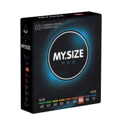 My.Size PRO «64mm» 3 Kondome für besten Tragekomfort und Sicherheit