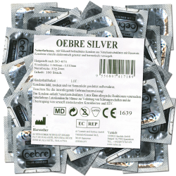 Oebre CLUB-Condom «Silver», 100 Kondome zum Dauer-Superpreis