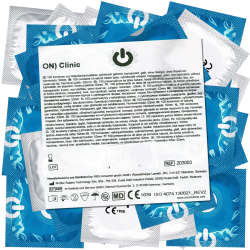 On) «Clinic» 100 dry condoms without reservoir, bulk pack