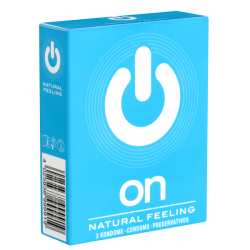 On) «Natural Feeling» 3 classic condoms for basic confidence