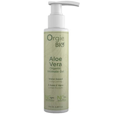 Orgie BIO «Aloe Vera» Intimate Gel 100ml, bio-veganes Gleitmittel ohne chemische Inhaltsstoffe