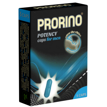 Prorino «Potency Caps» for men, 5 blaue Kapseln für Männer