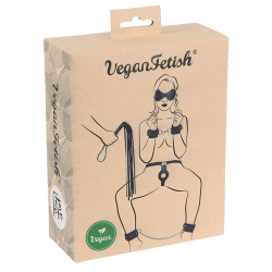Vegan Fetish «Bondage & Dominanz Set» Fünfteiliges Set in Leder-Optik (vegan)