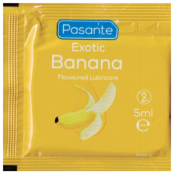 Pasante «Exotic Banana Lube» 5ml fruchtiges Gleitgel ohne Parabene, Sachet