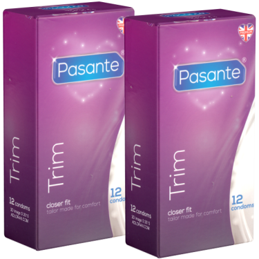 Pasante «Trim» (double pack) 2x12 wonderful tight condoms for men, who doesn't need it large