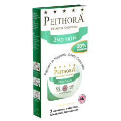 Peithora «2nd Skin» 3 extra dünne Kondome mit zartem Duft