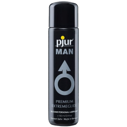 pjur® MAN «Premium Extreme Glide» Silicone Personal Lubricant, Premium-Gleitgel für intensiven Analsex 100ml