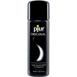 pjur® ORIGINAL «Silicone Personal Lubricant» Super Concentrated & No Fragrance, Allround-Gleitgel auf Silikonbasis 30ml