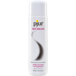 pjur® WOMAN «Silicone Personal Lubricant» Softer Formula & No Fragrance, silikonbasiertes Gleitgel für Frauen 100ml