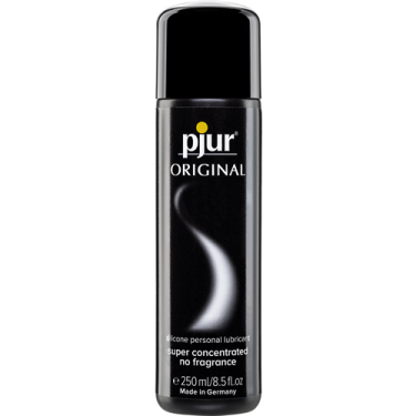 pjur® ORIGINAL «Silicone Personal Lubricant» Super Concentrated & No Fragrance, silicone based lubricant for universal use 250ml
