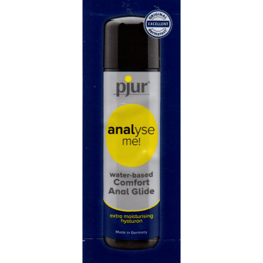 pjur® ANALYSE ME! «Comfort Water Anal Glide» Extra Moisturising, anal lubricant with hyaluron 2ml sachet