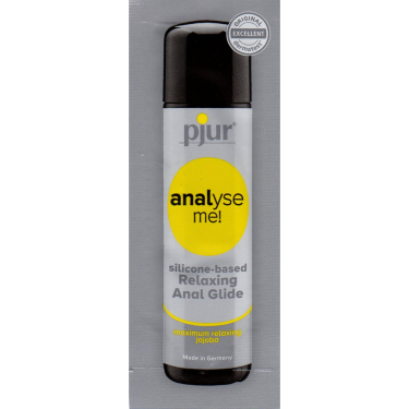 pjur® ANALYSE ME! «Relaxing Silicone Anal Glide» Maximum Relaxing, seidig-weiches Anal-Gleitgel 1.5ml Sachet