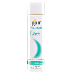 pjur® WOMAN NUDE «Waterbased Personal Lubricant» No Glycerin, No Parabens & No Preservatives, hypoallergenic lubricant 100ml