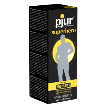pjur® SUPERHERO «Delay Serum» for men, highly concentrated, retarding gel for men 20ml