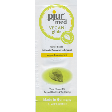 pjur® MED «Vegan Glide» Vegan Formulation, veganes Gleitgel ohne Zusatzstoffe 2ml Sachet