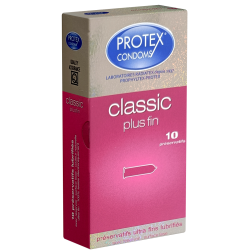 Protex «Classic Plus Fin» 10 super thin condoms from France