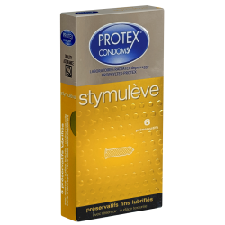 Protex «Stymulève» 6 stimulierende Kondome aus Frankreich