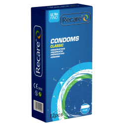 Recare Condoms «Classic» 12 sichere Kondome für einen gefühlvollen Liebesakt