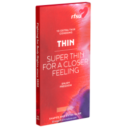 RFSU «Thin» (Super thin for a closer feeling) 10 extra dünne Kondome für besondere Gefühlsintensität
