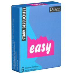 Rilaco «Easy» 6 extrafeuchte Kondome für optimales Eindringen