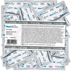 MedDevice «Xtra Large» 100 large professional condoms with agreable scent