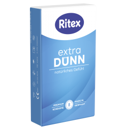 Ritex «Extra dünn» Natürliches Gefühl, 8 besonders dünne Kondome mit angenehmen Geruch