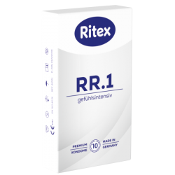 Ritex «RR.1» Gefühlsintensiv (Intense Feeling), 10 condoms for an 100% natural feeling
