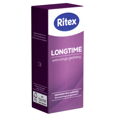 Ritex «Longtime» 50ml Gleit- & Massagefluid ohne Zusatzstoffe für ausdauernde Liebesspiele