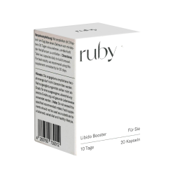 Ruby «Libido Booster» libidofördernde Kapseln für Frauen 20 Stück