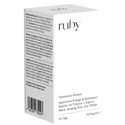 Ruby «Testosteron Booster» libidofördernde Kapseln für Männer 60 Stück