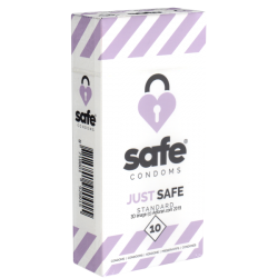 Safe «Just Safe» Condoms, 10 einfach sichere Kondome ohne Latexgeruch
