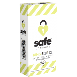 Safe «King Size XL» Condoms, 10 große Kondome für ein sicheres Gefühl