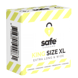 Safe «King Size XL» Condoms, 5 large condoms for comfortable safety
