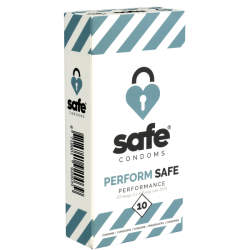 Safe «Perform Safe» Condoms, 10 Kondome für ausdauernde Sicherheit