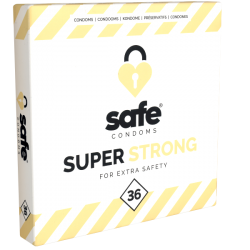 Safe «Super Strong» Condoms, 36 stärkere Kondome für mehr Reißfestigkeit