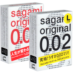 Sagami «Original» latexfrei, Test-Set mit 2 x 3 japanischen Kondomen