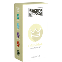 Secura «Original» 12 transparent standard condoms