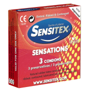 Sensations: gerippt-genoppte Kondome aus Spanien