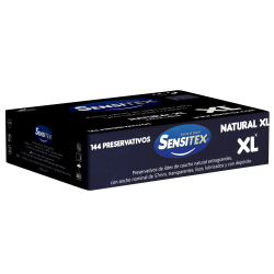Sensitex «Natural XL» 144 larger and vegan condoms from Spain, clinic pack