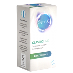 SensX «Classic Line» 20 klassische Kondome mit verbesserter Passform