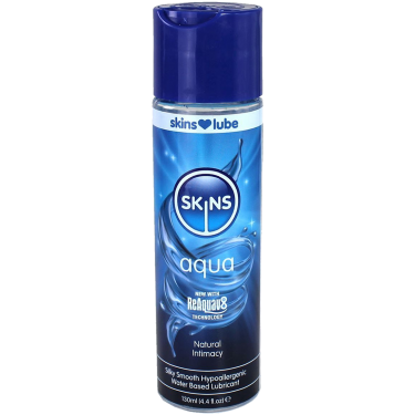 Skins «Aqua» Natural Intimacy 130ml reaktivierbares Gleitgel auf Wasserbasis