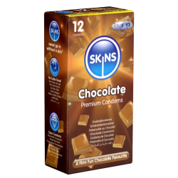Skins «Chocolate» 12 Kondome mit süßem Schokoladen-Aroma