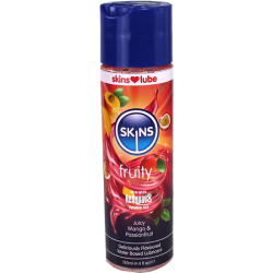 Skins «Fruity» Juicy Mango & Passionfruit 130ml lubricant with natural flavours