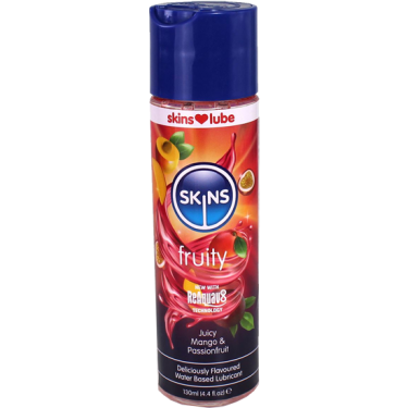 Skins «Fruity» Juicy Mango & Passionfruit 130ml lubricant with natural flavours