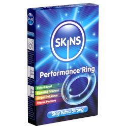 Skins «Performance Ring» transparenter, dehnbarer Penisring