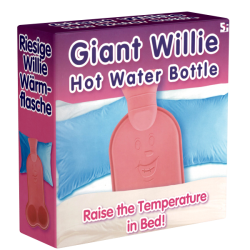 S&F «Giant Willie Hot Water Bottle» penis shaped hot water bottle for cozy hours